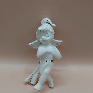 Vintage Christmas Holt Howard Angel Cherub Candle Hugger Climber